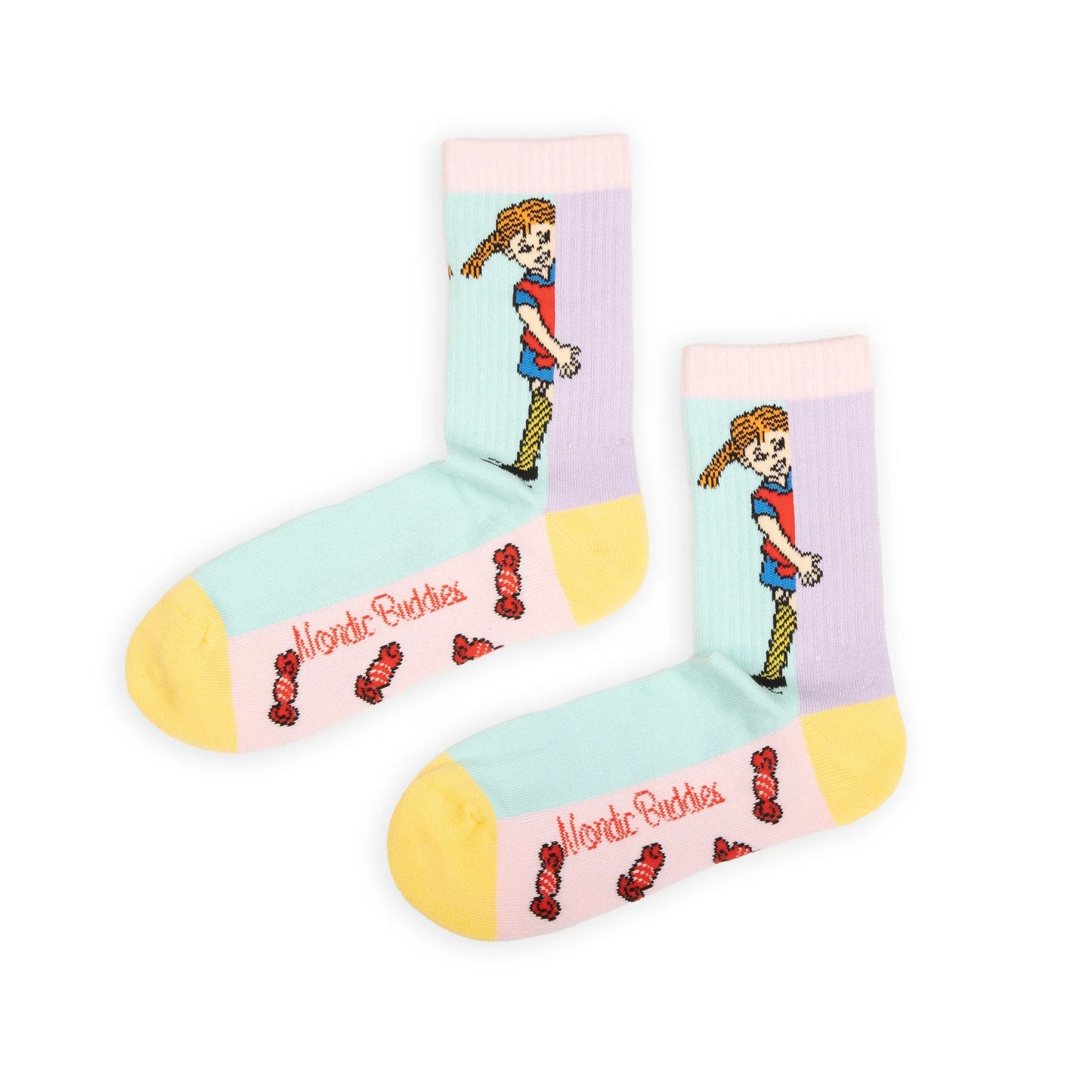 Zeķes ar zīmējumu - pepija garzeķe