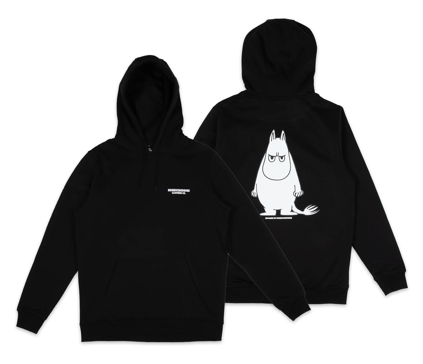 Liela izmēra hoodie ar Muminiem