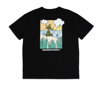 Snufkin Copes T-krekls Unisex - Melns