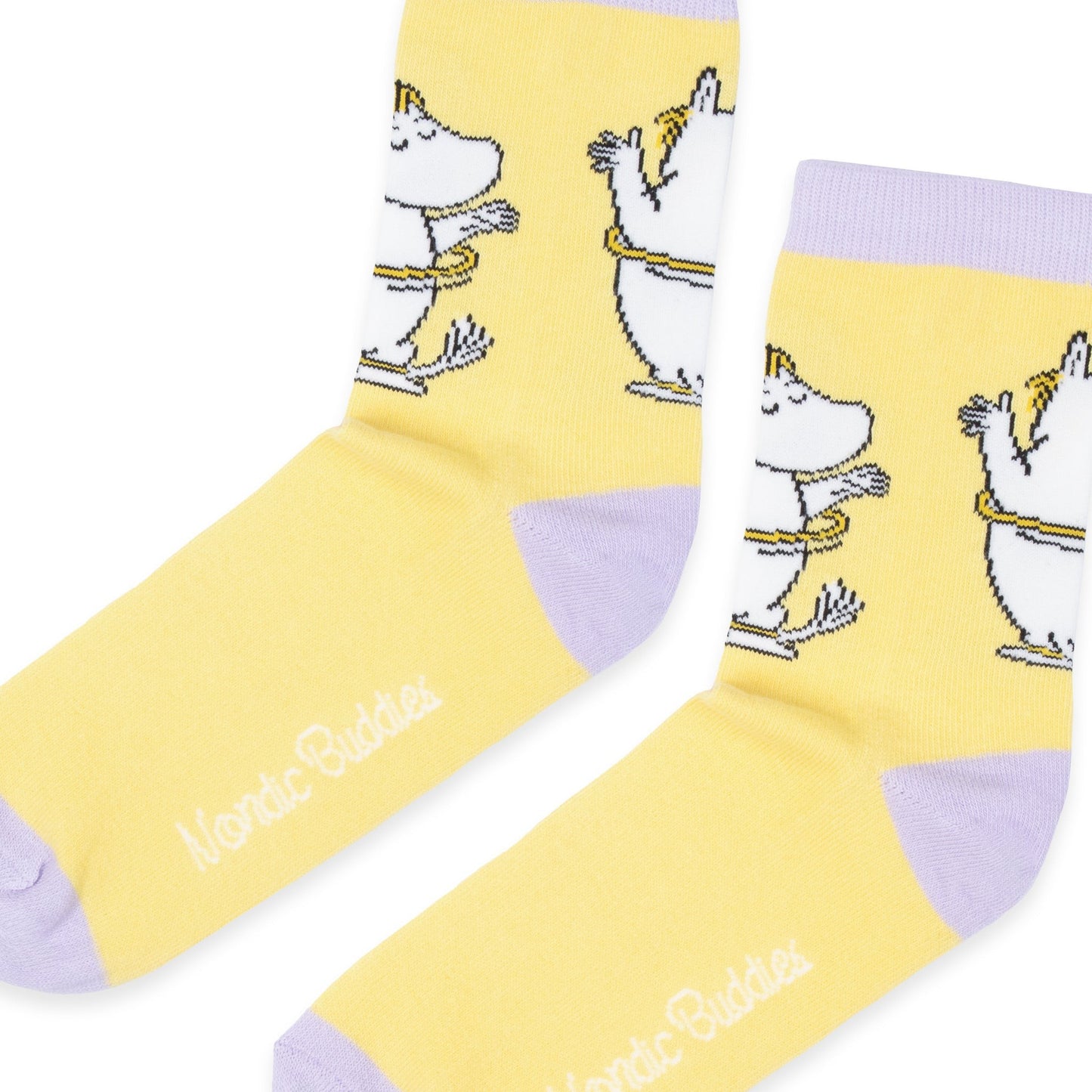 Dzeltenas sieviešu Moomin Zeķes