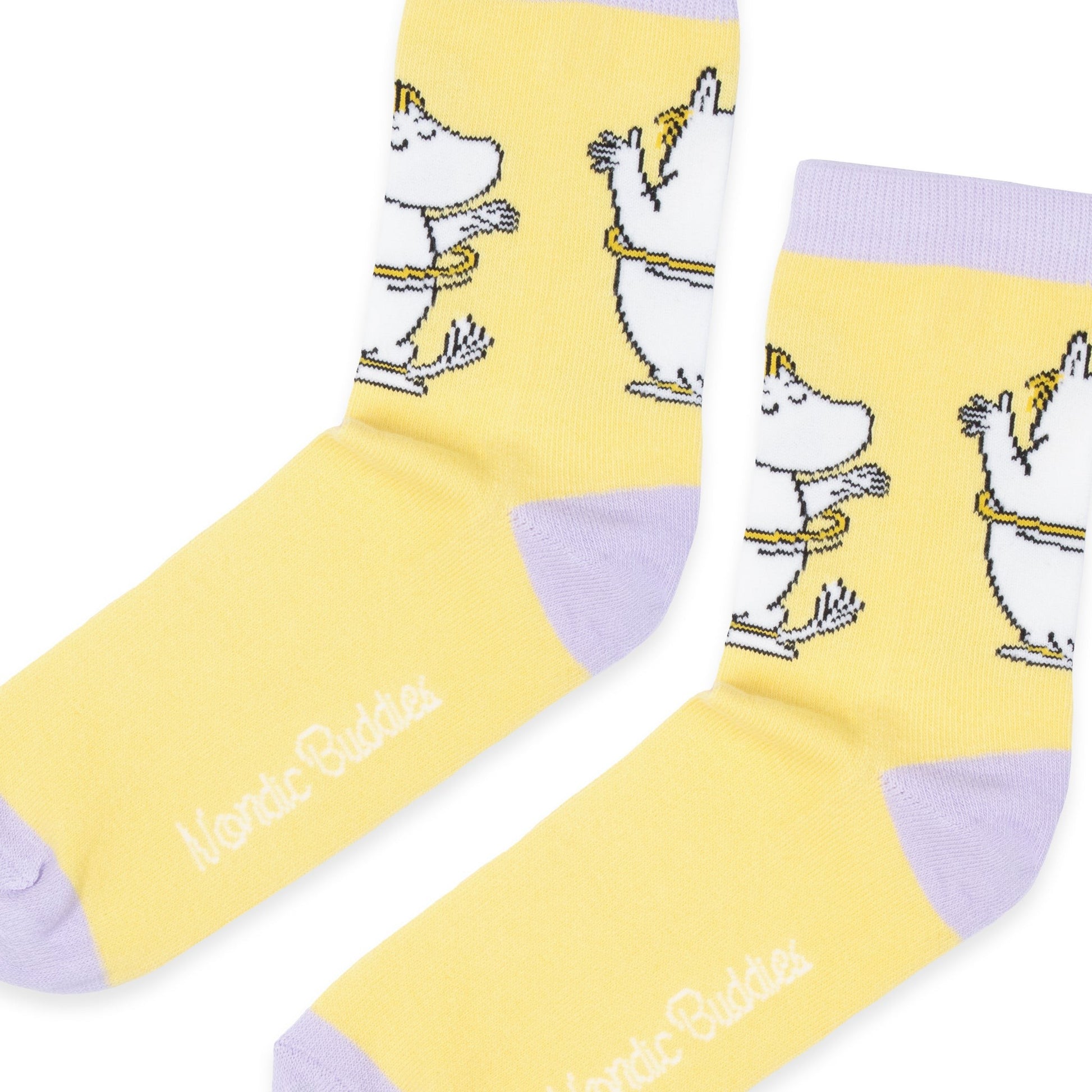 Dzeltenas sieviešu Moomin Zeķes
