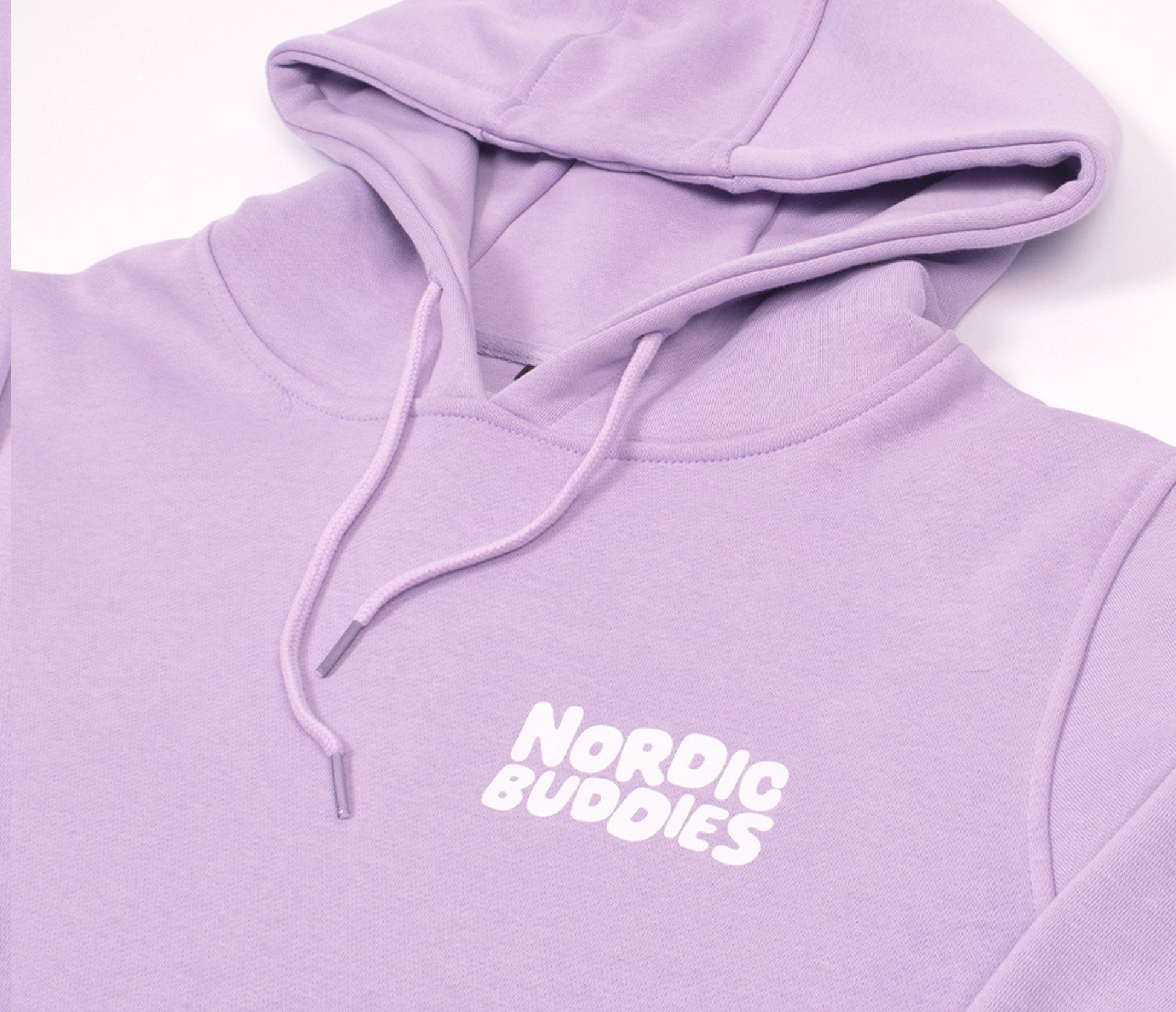 Nordicbuddies Mumini hoodie ar stilīgu un modernu dizainu.