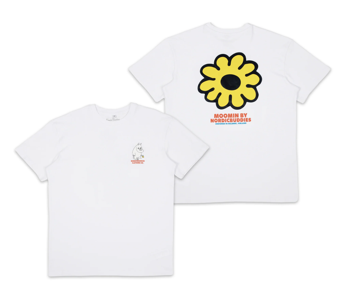 Trollīšu Muminu Flower T-krekls Unisex - Balts