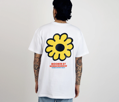 Trollīšu Muminu Flower T-krekls Unisex - Balts