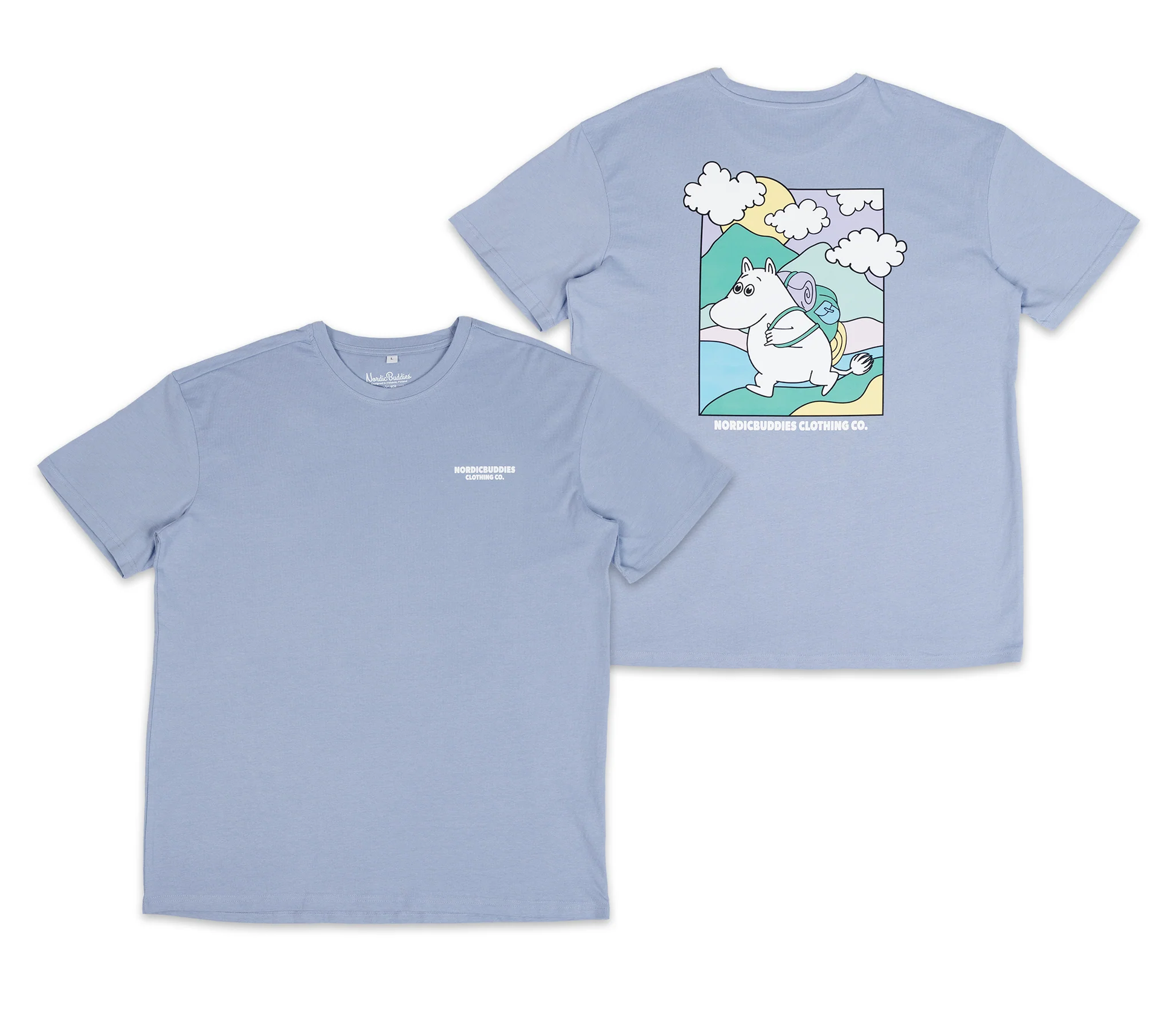 Trollīšu Muminu Adventure T-krekls Unisex - Zils