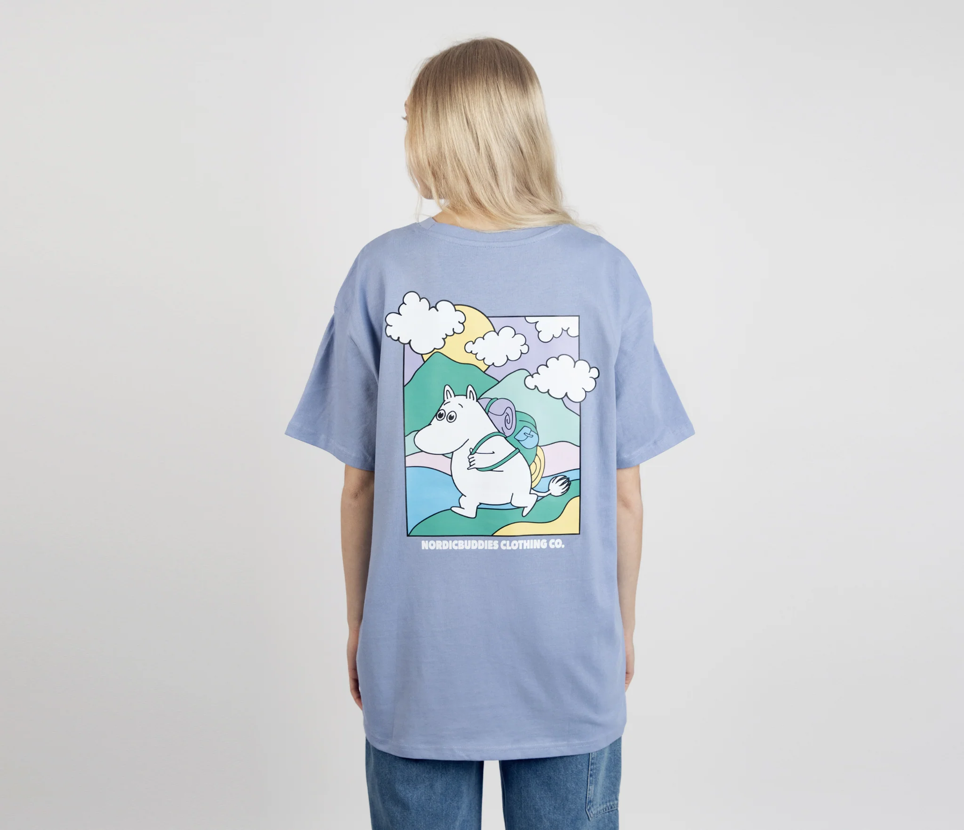 Trollīšu Muminu Adventure T-krekls Unisex - Zils