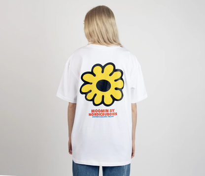 Trollīšu Muminu Flower T-krekls Unisex - Balts