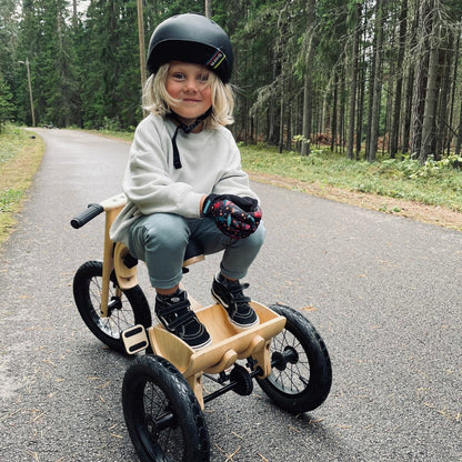 Transformējams bērnu koka trīsritenis