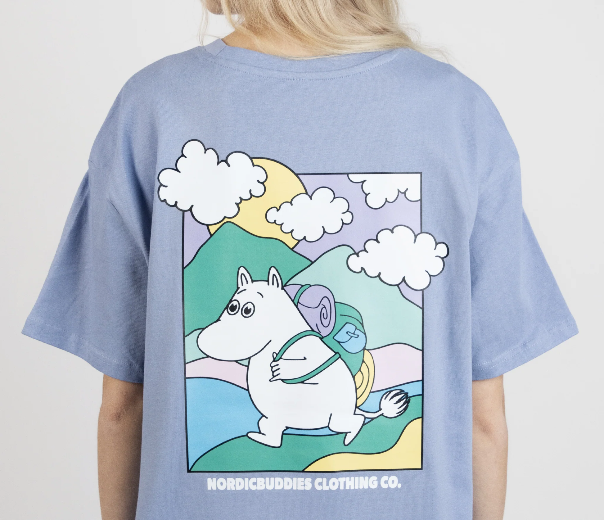 Trollīšu Muminu Adventure T-krekls Unisex - Zils